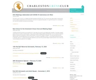 Charlestonchess.org(Charleston Chess Club) Screenshot