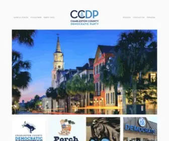 Charlestondemocrats.com(Charleston County Democratic Party) Screenshot