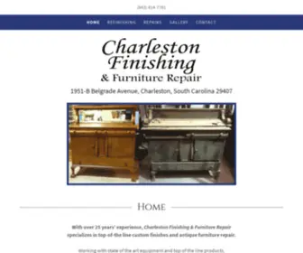 Charlestonfinishing.com(Charleston Finishing and Furniture Repair) Screenshot