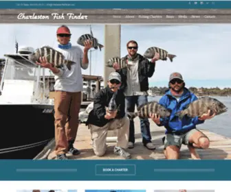 Charlestonfishfinder.com(Charleston Fishing Charters) Screenshot