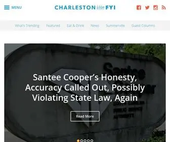 Charlestonfyi.com(Charleston FYI) Screenshot