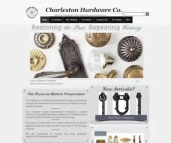 Charlestonhardware.com(Charleston Hardware Specializes In Reproduction Door and Window Hardware) Screenshot