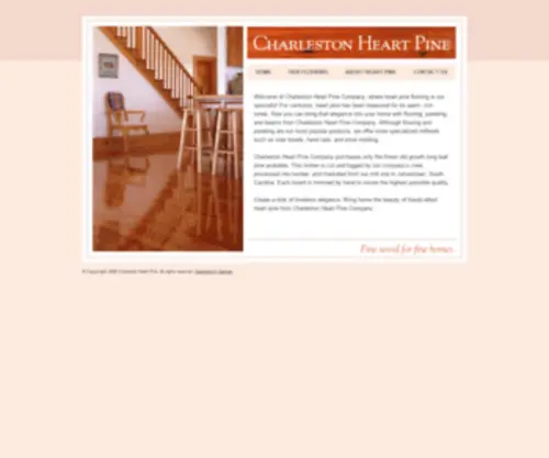 Charlestonheartpine.com(Charleston Heart Pine) Screenshot