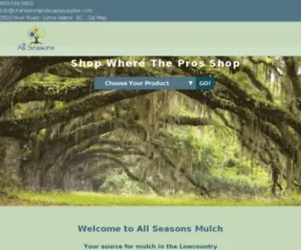 Charlestonlandscapesupplies.com(Charleston Landscape Supplies from All Seasons Mulch) Screenshot
