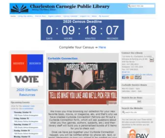 Charlestonlibrary.org(Charleston Carnegie Public Library in Charleston) Screenshot