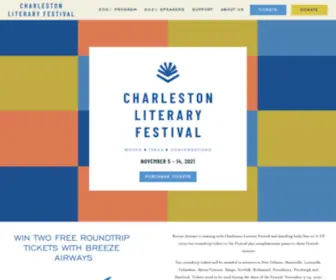 Charlestonliteraryfestival.com(Discover an exciting line) Screenshot