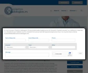Charlestonradiologists.com(Radiologists, PA) Screenshot