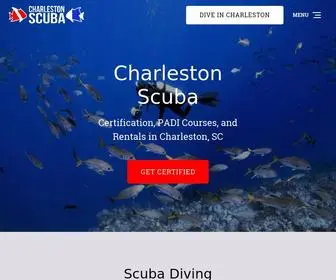 Charlestonscuba.com(Charleston Scuba) Screenshot