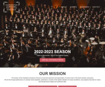 Charlestonsymphonychorus.org(Charlestonsymphonychorus) Screenshot