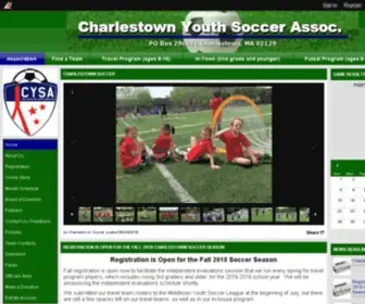 Charlestownsoccer.com(Soccer) Screenshot