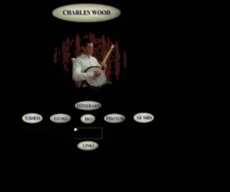 Charleswoodbanjo.com(CHARLES WOOD BANJO PLAYER) Screenshot