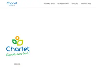 Charlet.com(Fruits et légumes frais) Screenshot