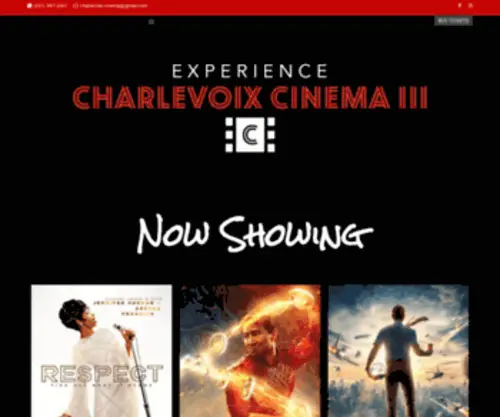 Charlevoixcinema.com(Charlevoix Cinema) Screenshot