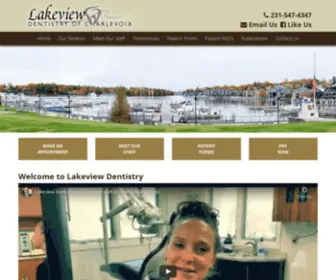 CharlevoixDentist.com(Lakeview Dentistry of Charlevoix) Screenshot