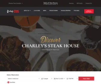 Charleyssteakhouse.com(Charley’s Steak House) Screenshot