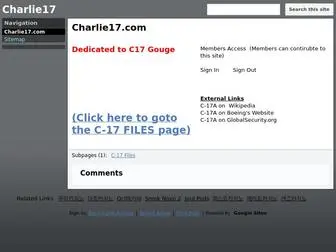 Charlie17.com(Unofficial site of the C) Screenshot