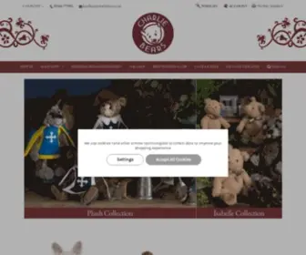 Charliebearsdirect.com(Charlie Bears UK) Screenshot