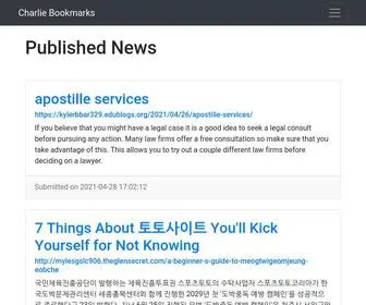 Charliebookmarks.win(Published News) Screenshot