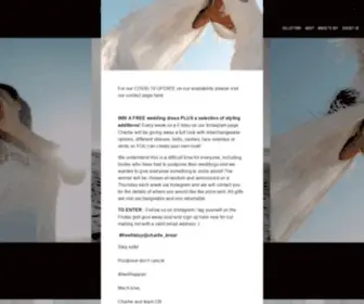 Charliebrear.com(Luxury British Bridal) Screenshot