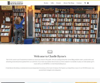 Charliebyrne.ie(Charlie Byrne's Bookshop) Screenshot