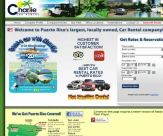 Charliecars.com(Charlie Car Rental) Screenshot