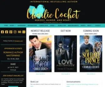 Charliecochet.com(Bestselling Romance Author) Screenshot