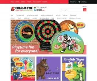 Charliefoxsigns.co.uk(School Signs) Screenshot