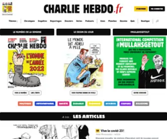 Charliehebdo.fr(Journal satirique & laïque) Screenshot
