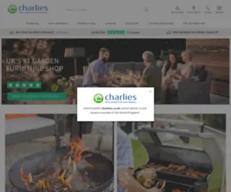 Charlies.co.uk(Home, Gardening, Outdoor Living, Camping & More) Screenshot