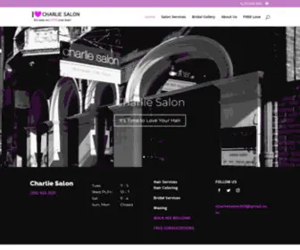 Charliesalonphilly.com(Charlie Salon) Screenshot