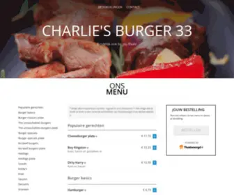 Charliesburger33-Amersfoort.nl(Charlie's Burger 33) Screenshot