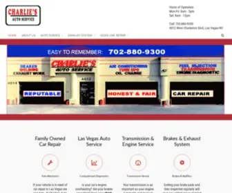 Charliescarrepair.com(Charlie's Auto Service) Screenshot