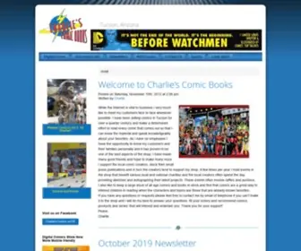 Charliescomics.com(Charlie's Comic Books) Screenshot