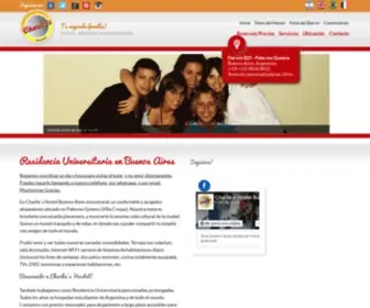 Charlieshostel.com(Residencia Universitaria Buenos Aires) Screenshot