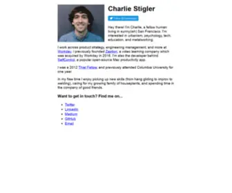 Charliestigler.com(Charlie Stigler) Screenshot