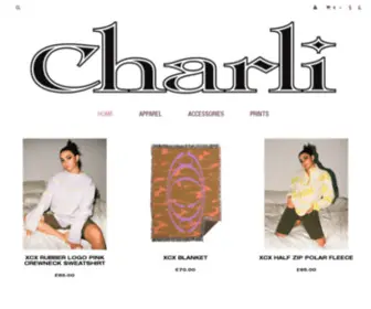 Charlixcx.co.uk(Charli XCX Official Merch Store) Screenshot