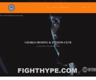 Charloboxing.com(A boxing gym) Screenshot