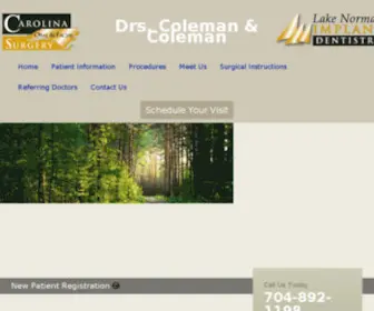Charlotte-OMS.com(Oral Surgery Charlotte NC) Screenshot