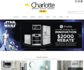 Charlotteappliance.com(Charlotte Appliance serving Rochester) Screenshot
