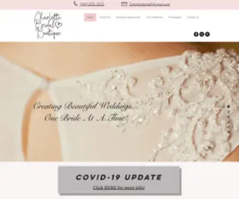 Charlottebridalboutique.com(Charlotte Bridal Boutique) Screenshot