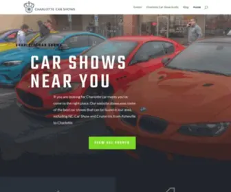 Charlottecarshows.com(Charlotte Car Shows) Screenshot