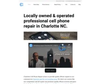 Charlottecellphonerepair.com(Charlotte's Best Local Cell Phone Repair Service) Screenshot