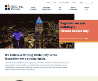 Charlottecentercity.org(The vision of Charlotte Center City Partners) Screenshot