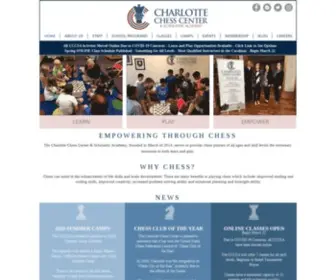 Charlottechesscenter.org(Charlotte Chess Center & Scholastic Academy) Screenshot