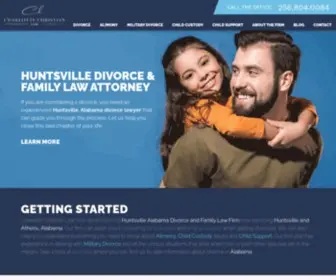 Charlottechristianlaw.com(Huntsville Divorce Lawyer & Family Attorney) Screenshot