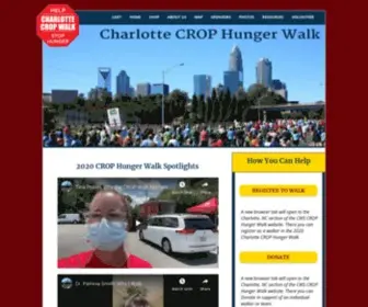 Charlottecropwalk.org(Charlotte CROP Hunger Walk) Screenshot