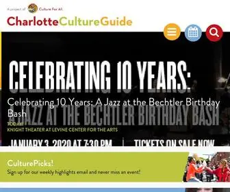 Charlottecultureguide.com(Charlotte Culture Guide) Screenshot