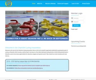 Charlottecurling.com(Charlotte Curling Association) Screenshot