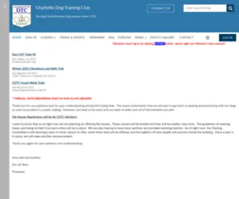 Charlottedogtraining.com(Charlotte Dog Training Club) Screenshot
