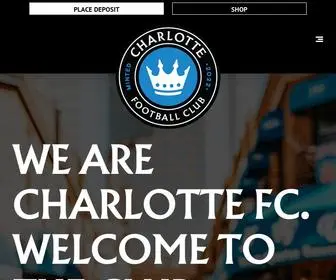 Charlottefootballclub.com(Charlotte FC) Screenshot